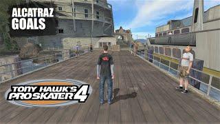 Tony Hawk's Pro Skater 4 (PS2) - Alcatraz: Goals