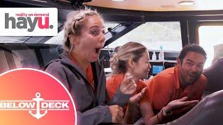 The Crew Eavesdrops on the Juicy Guest Drama | Season 2 | Below Deck Sailing Yacht