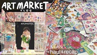 ART VLOG  first artist alley, small business struggles, & month long prep