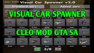 Gta san andreas Visual Car Spawner Mod V2 0 Cleo Mod | Winterbyte Gaming