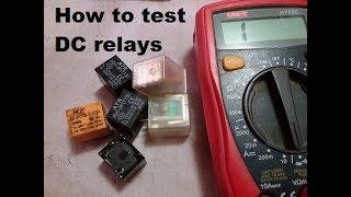 How to test a DC Relays |Testing a Relays(6v,9v,12v)