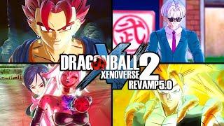  ALL Cutscenes in Revamp 5.0 | Xenoverse 2 Mod Madness!