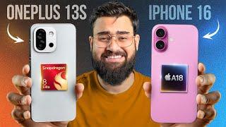 OnePlus 13s vs iPhone 16 *Full Comparison* Apple vs Android 