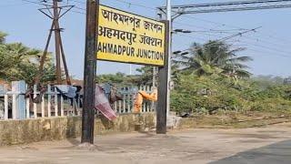 Ahmadpur Junction railway station West Bengal, Indian Railways Video in 4k ultra HD