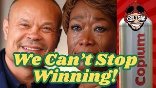 The Cope Files. Dan Bongino Smashes In, Joy Reid Crashes Out.