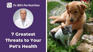 Seven Greatest Threats To Your Pet's Health | Dr. Bill's Pet Nutrition
