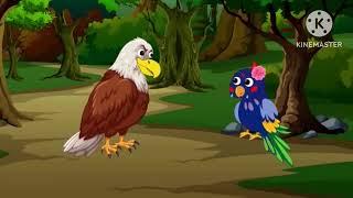 tiki chadei odia gapa| part 1| small Bird animated cartoon story #odiagapa #cartoonstory