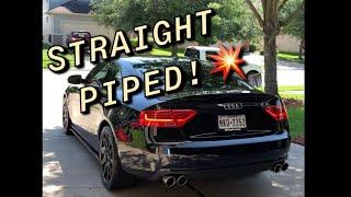 Audi A5 Exhaust delete & Resonator delete