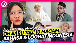  Orang Malaysia Pertama Kali Dengar 10 Macam Bahasa dan Loghat Indonesia |  Reaction