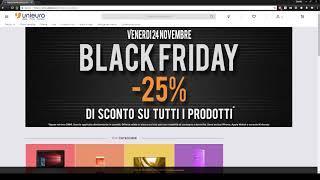 TRUFFA UNIEURO BLACK FRIDAY 2017