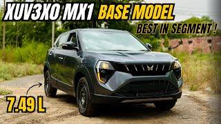 XUV3XO MX1 Base Model 2024 | Best Compact SUV under 8 Lakhs  #xuv3xo