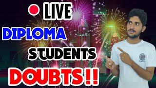 DIPLOMA STUDENTS DOUBTS || BSD TELUGU TECH LIVE WITH YOU