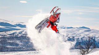 INSANE SNOWMOBILE FAILS & WINS 2023