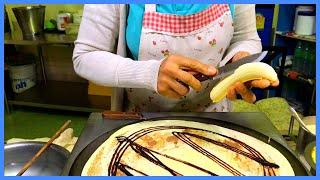 NUTELLA CREPE IN THAILAND | FRESH MADE CREPE