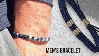 Men's Macrame Bracelet /step by step tutorial / #unisex #bracelet