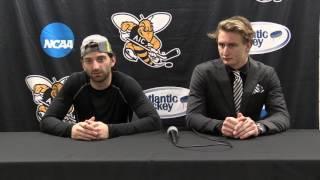 AIC vs Bentley 11-8-2016 Press Conference Blake Christensen and Zackarias Skog