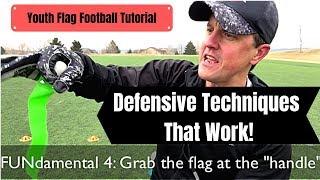 Youth Flag Football Tutorial | Defense techniques That Work | Fundamentals Strategy Formations Coach