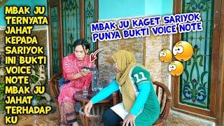  TERNYATA MBAK JU ADA NIAT J4HAT KEPADA SARIYOKINI BUKTI VOICE NOTE SEMUANYA