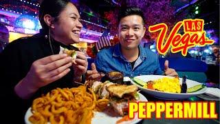 Peppermill : The Famous 24/7 Diner On The LAS VEGAS Strip (HUGE PORTIONS)