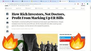 How TeamHealth and other Private Equity Corporations Get Away with Corporate Practice of Medicine!