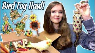 HUGE BIRD TOY UNBOXING From Planet Pleasures! | What Toys Should You Get Your Bird?