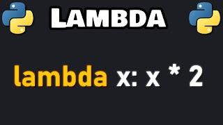 Learn Python LAMBDA in 6 minutes! 