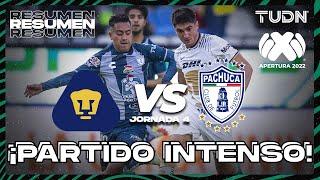 Resumen y goles | Pachuca vs Pumas | Liga Mx Apertura 22 -J4 | TUDN