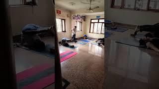 Do yoga with me| workout at aarogyam yoga seva. #yogaflow #yoga #morningworkout #yogagirl