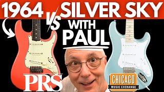 Paul Reed Smith Plays a SILVER SKY vs 1964 STRATOCASTER (Live at CME)