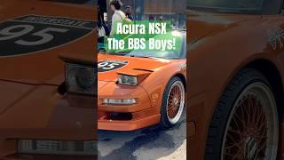 The Acura NSX and the BBS Boys!!