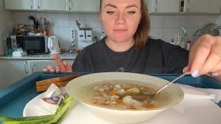 Мукбанг| А я просто к вам за кампанию супа похлебать) #мукбанг #фудблогер