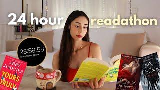 *24 hour* reading vlog  how much can I read in 24 hours?