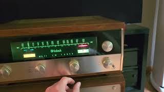 Mcintosh MR71 Vintage FM Vacuum Tube Tuner Overview