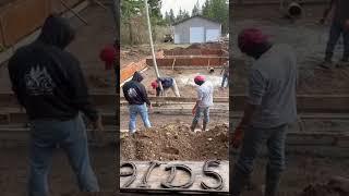 Building a Foundation #shorts #diy #foundation #newhome #house #construction #howto #dreamhome