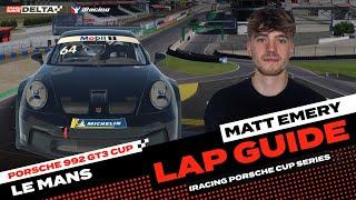 iRacing Lap Guide: Porsche 992 Cup at Le Mans