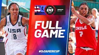 United States  vs Chile  | Women | Full Quarter-Finals Game | FIBA 3x3 AmeriCup 2024