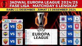 Jadwal Liga Europa 2024 Pekan 6 - Viktoria Plzen vs Manchester United , Roma vs Braga | UEL 2024