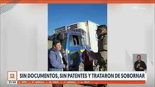 Ciudadanos bolivianos intentaron burlar control policial pagando $200 mil pesos a Carabineros