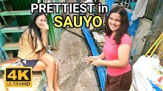 PRETTIEST in SAUYO | Extreme Walk on Secret Ultra Alleyway Life in Sauyo Philippines [4K] 