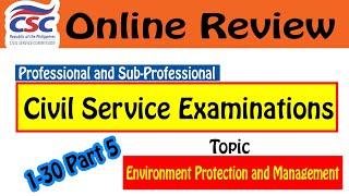 Civil Service Exam Reviewer Part 5 General Information 2024 | CSE Online Reviewer 2024