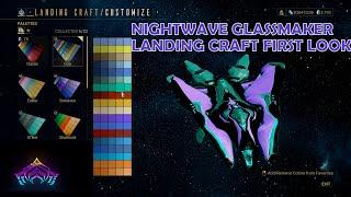 Warframe: NIGHTWAVE GLASSMAKER NEW ORBITER LOOK 2020.