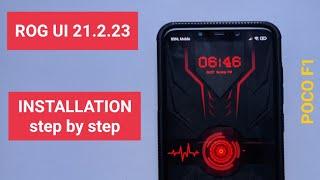 ROG UI for POCO F1 | Abhix ROG 21.2.23 Edition Installation | POCO F1