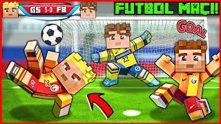 EFEKAN VS ALPEREN HAD A FOOTBALL MATCH!  -Minecraft