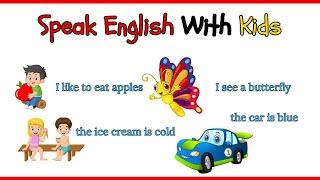 Speak English With Kids - Daily life English Sentences - M L Cartoon Studio