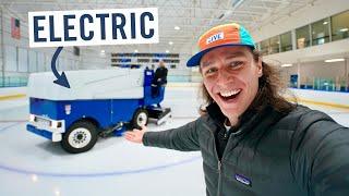 Being a Zamboni driver for a day!