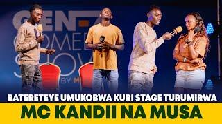 NUDASEKA UJYE KWA MUGANGA MC KANDII NA MUSA BATERETEYE UMUKOBWA KURI STAGE LIVE TURUMIRWA