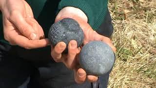 Neolithic Carved Stone Balls demonstrated by Chris Gee.