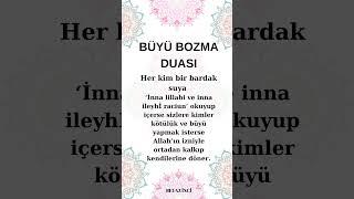 Büyü Bozma Duası