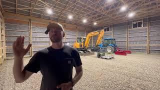 Adam's garage lighting scheme using 16 JC LGL's 100W UFO High Bay Lights