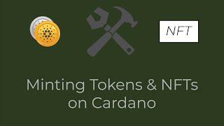 Minting Tokens & NFTs on Cardano Tutorial